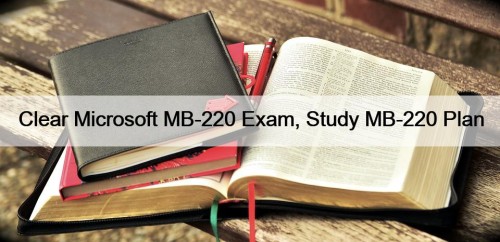 Clear Microsoft MB-220 Exam, Study MB-220 Plan